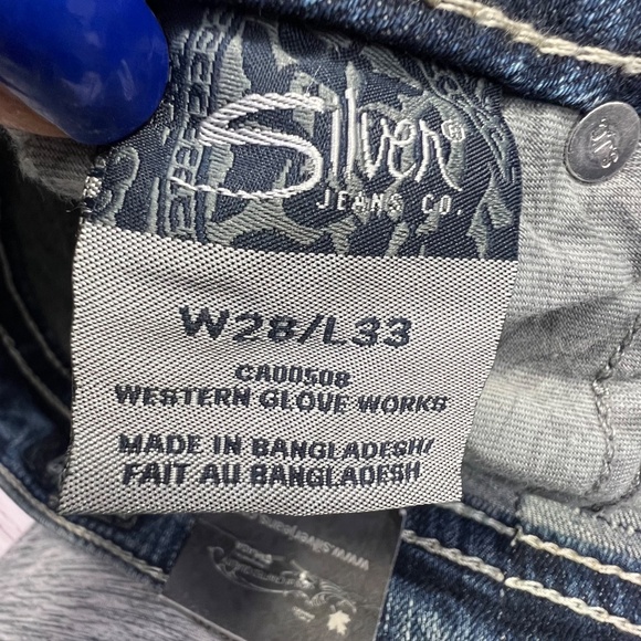 👖NWT($105)🤩|•SILVER JEANS•| Tuesday Low Rise Boot Cut Jeans Size 27x31👖 - Picture 10 of 12
